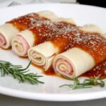 canelone de presunto e queijo