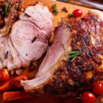Pernil assado sem osso